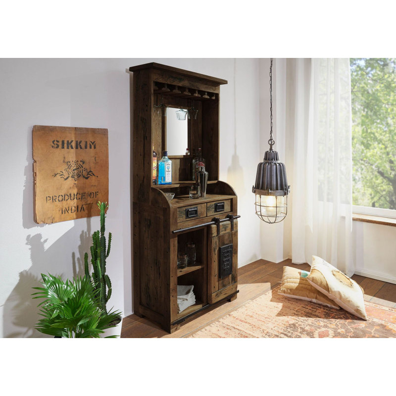 Railway 75cm Bar Cabinet
