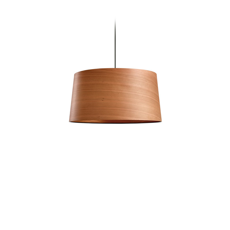 Zeta Grande Pendant, 18.5" Dia., Natural Cherry