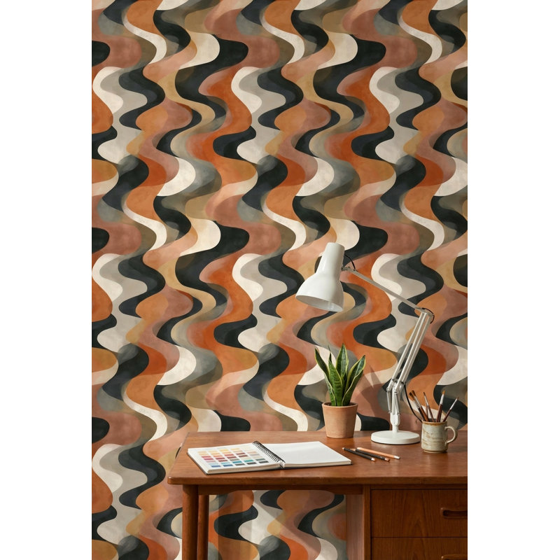 Décoration murale abstraite Mid-Century