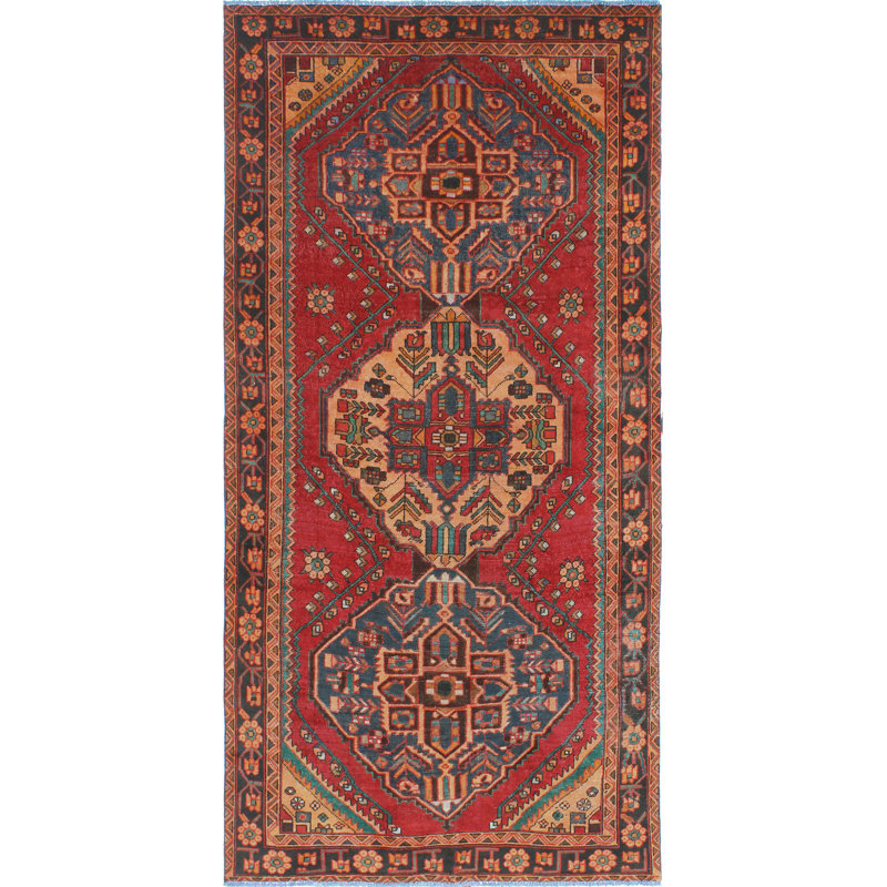 Khylar Distressed Naqueeb Red Runner
