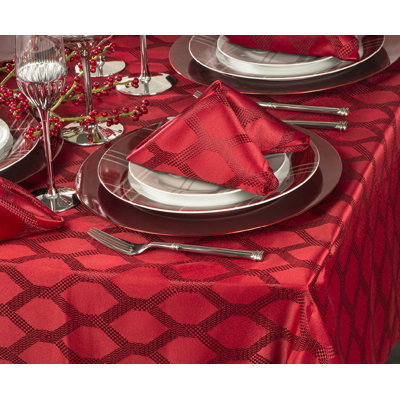 Waterside 9pc Geo Tablecloth Set