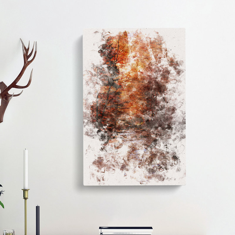 The Woodland Stream - Wrapped Canvas, 60cm H x 40cm W x 3cm D