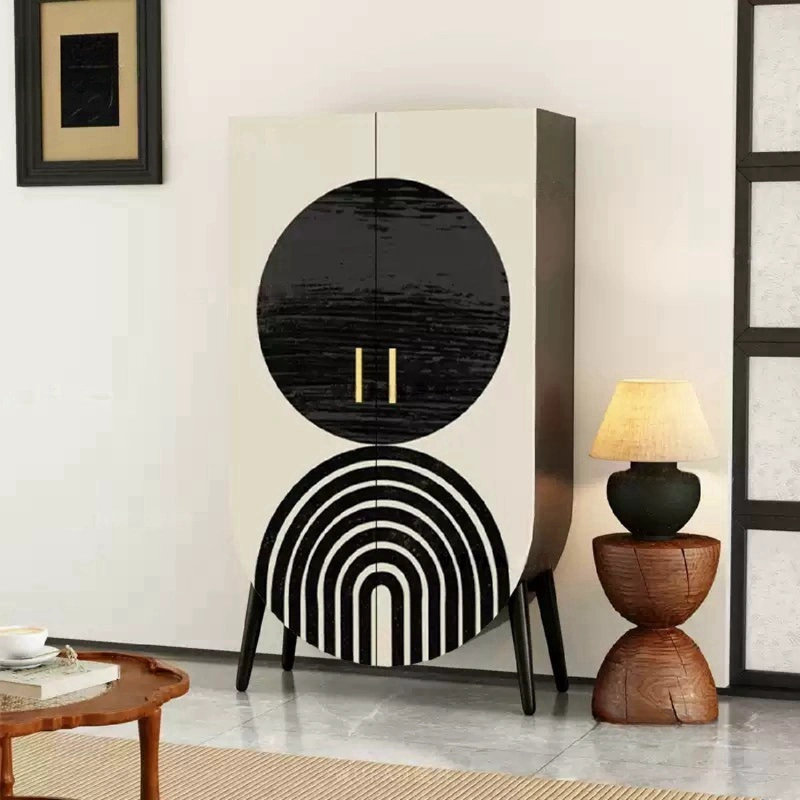 Armoire moderne à double porte minimaliste