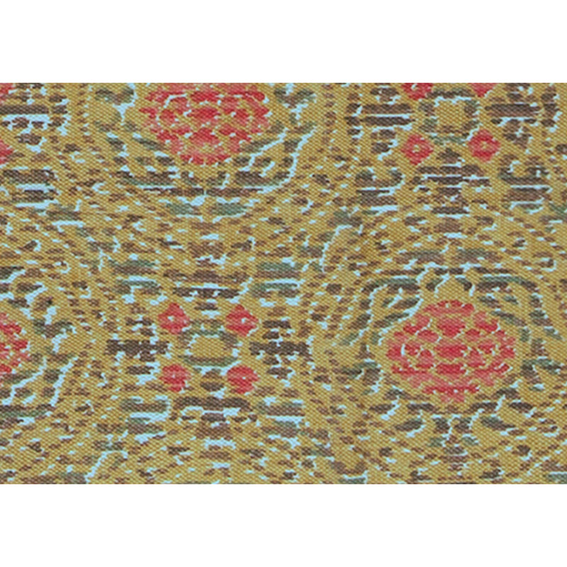Flatweave Wool Ikat Area Rug in Beige And Multi