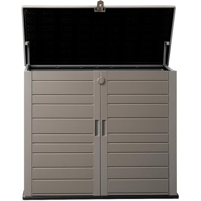 Garden Gear 140cm W High Density Polyethylene Deck Box in Grey