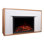 Modern Ember Arrie Smart Electric Fireplace Mantel Package | 33” Firebox Heater | Wi-Fi App