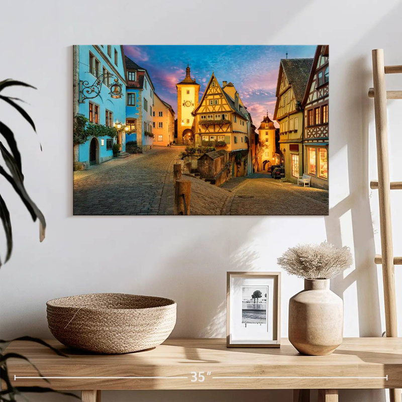Lilie Rothenburg-sur-la-Tauber, H 16 po x l 24 po