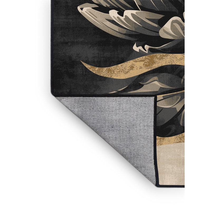 Tapis chic et luxueux lavable à la machine Easton, 6x9