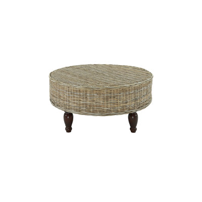 Round Rattan Coffee Table