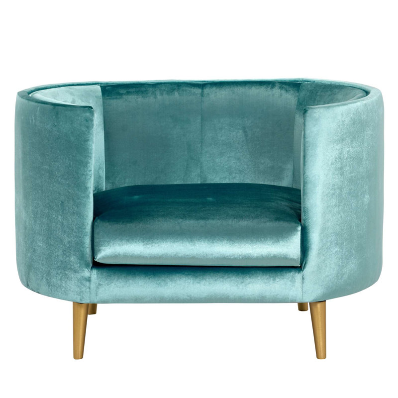 Ortiz Velvet Barrel Chair