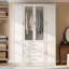 106.6 " W Glass Standard Wardrobe