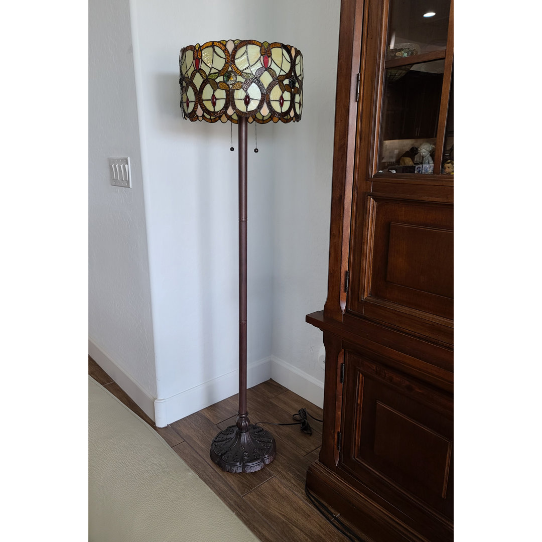 Killoren 63'' Dark Bronze Traditional Floor Lamp Astoria Grand
