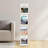 Bleddyn 4-tier  Metal Free Standing Magazine Rack-1709659831