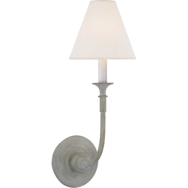 Thomas O'Brien Piaf Single Sconce, Swedish Gray