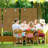 Outdoor Metal Rectangular Individual Planter Box with Trellis for Climbing Plants-1865565213-1865565210
