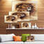 Lionne aimante - reproduction sur toile-16485868