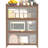44'' Tall Metal 3 Flip Doors Cabinet, Bookcase with Storage-592988280