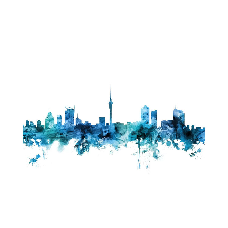 Auckland, New Zealand Skyline by Michael Tompsett - Wrapped Canvas Gallery-Wrapped Canvas Giclée, 152.5 cm H x 101.5 cm W