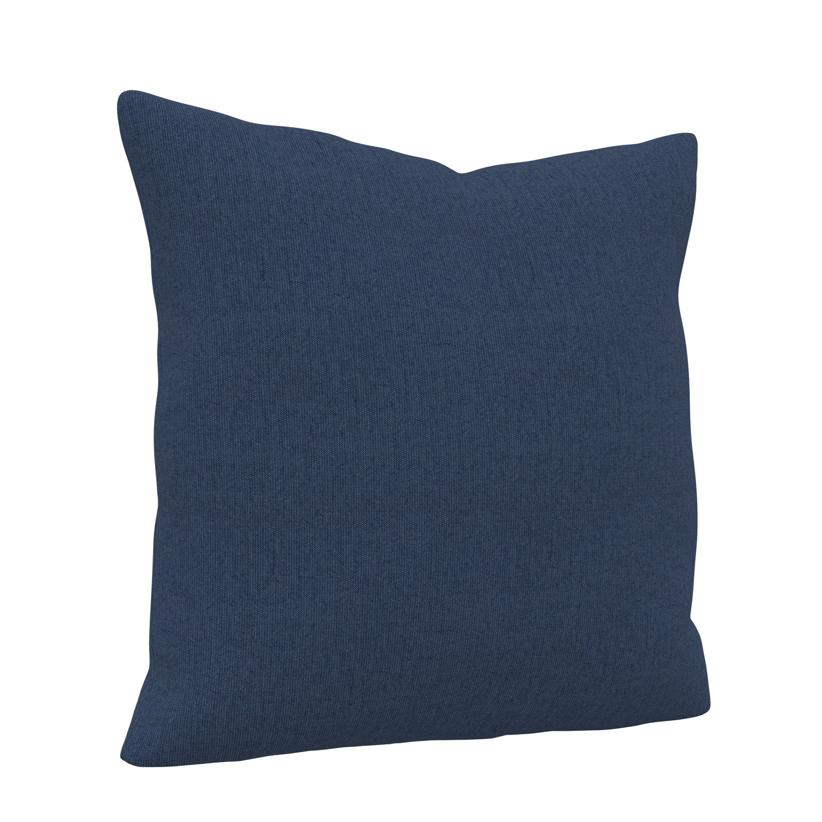 Indoor/Outdoor Throw Pillow, Square 24", Spectrum Indigo Sunbrella® Plainweave