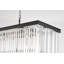 Lustre rectangulaire en cristal 18 lumières Modern-1641377008