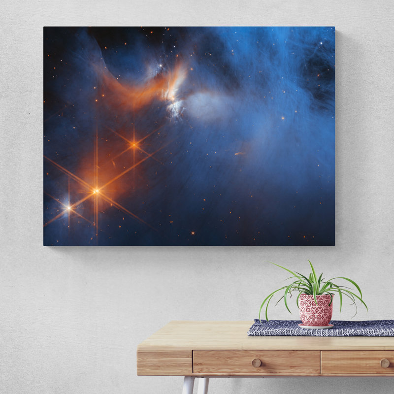 NASA James Webb Telescope - Chamaeleon - Molecular Cloud - Print on Canvas, 31cm H x 41cm W x 4cm D
