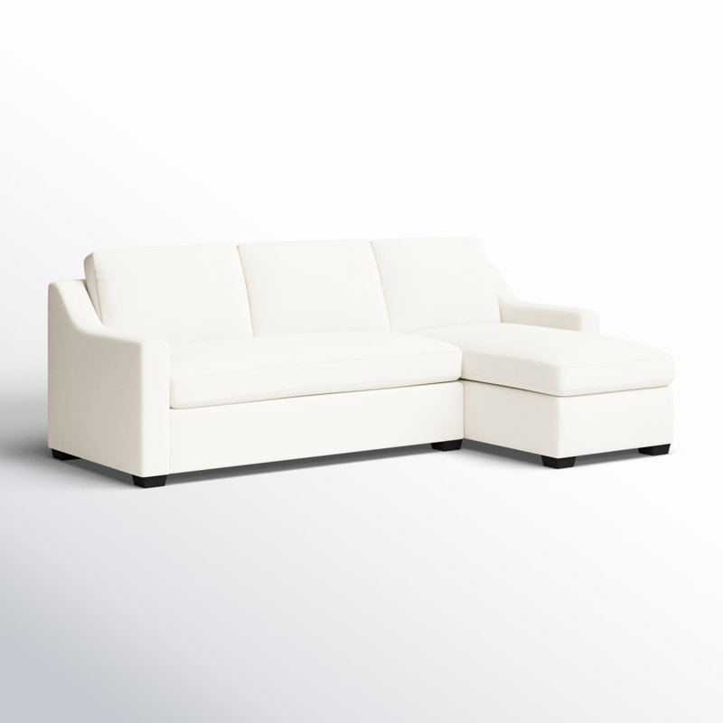 Cranbrook Upholstered L-Shaped Sectional, Right Hand Facing, Bayou Off White Canvas