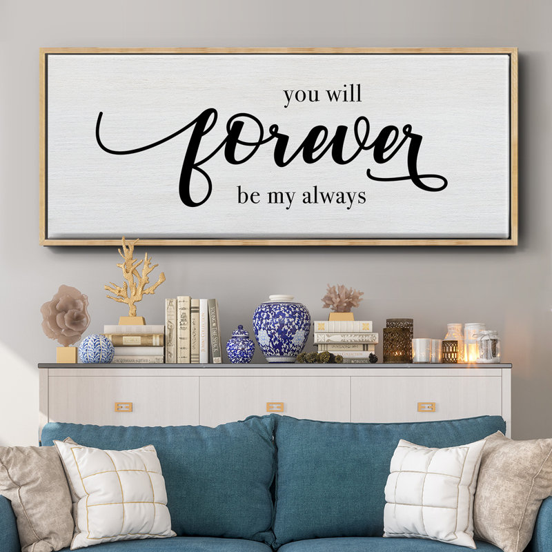 Forever Always - toile encadrée