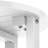 16 Inch Round Outdoor Side Table Adirondack Plastic/Resin Patio Side Table Weather Resistant End Table with Storage Shelf-933618897