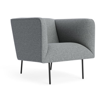 MTO - Chaise longue Dandy avec pieds noirs