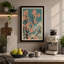 Moonlit Cherry Blossom Japandi 1 Piece Wrapped Canvas Wall Art-1489803353-1489803355