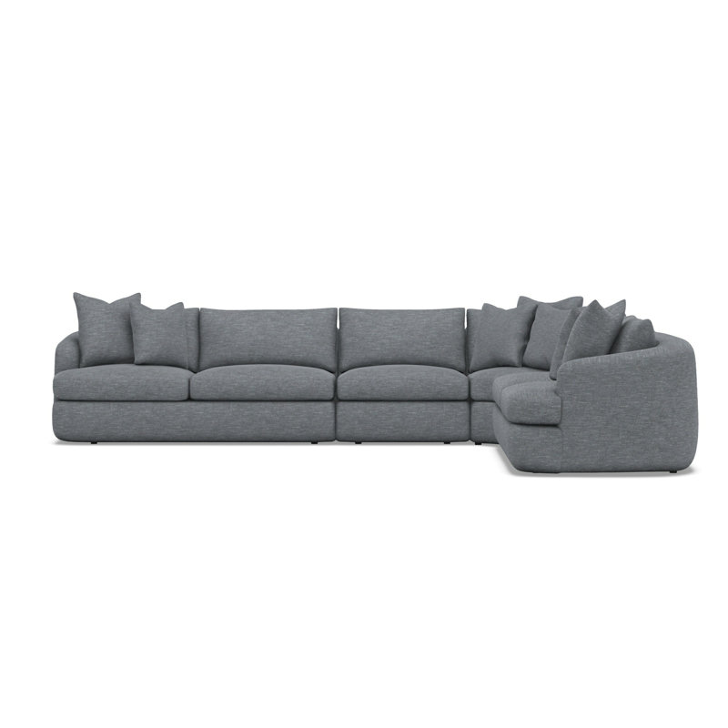 Jules Fabric 4 Pc Sectional, 5555-011