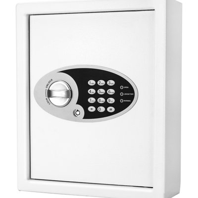 Wall Safe 48 Keys Key Cabinet With Digital Keypad - Steel, For Multiple Purposes Depot