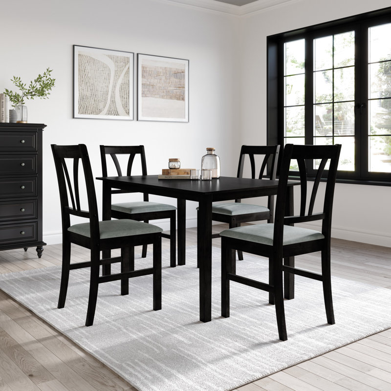 Ensemble repas Eslettes, Noir