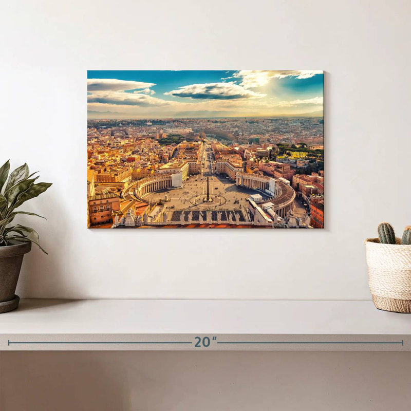 Sirci Sunny St. Peter's Square, H 8 po x l 12 po
