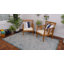 Tapis bleu sarcelle intérieur / extérieur Amhlaidh Southwestern-69925281