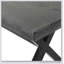 Banc de salle à manger d'extérieur en aluminium avec structure en acier