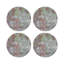 Sous-verres ronds en cuir végétalien Impressionism Holiday-119015399