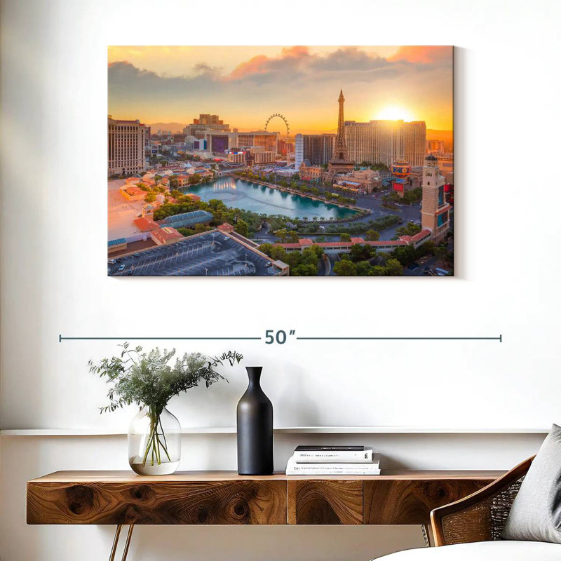 Ravi Sunny Las Vegas, 26" H x 39" W