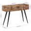 Congdon 110cm Solid Wood Top Console Table