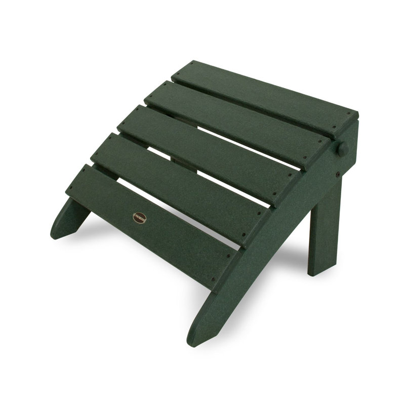 Repose-pieds POLYWOOD surdimensionné classique Adirondack Adirondack, Vert foncé