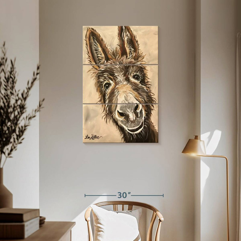 Brampt Donkey, 57" H x 36" W