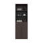 Bibliothèque 2 portes avec tablettes supérieures-680739053