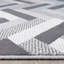 Tapis gris à motif de chevrons Shelldrake
