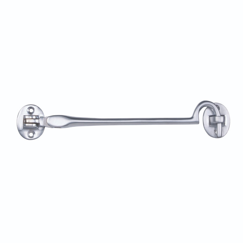 Gerbiorn Cabin Hook, 1.9cm H x 21.1cm W x 3.7cm D, Satin Chrome