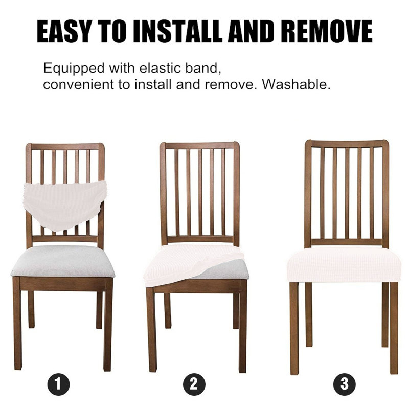Housse pour chaise de salle à manger