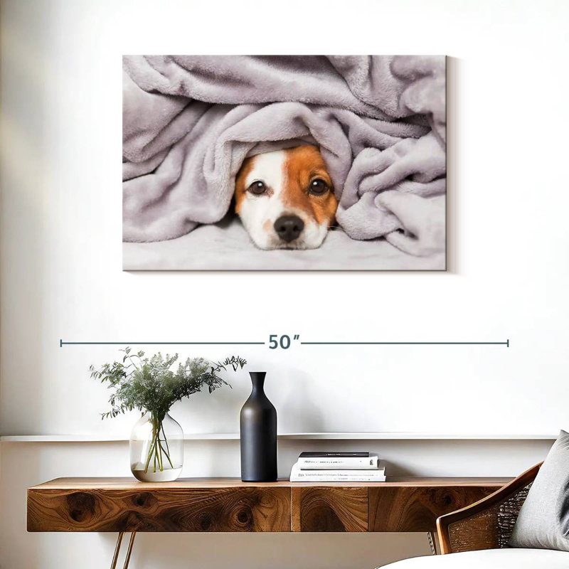 Brampt Blanket Bundled Dog, 24" H x 36" W