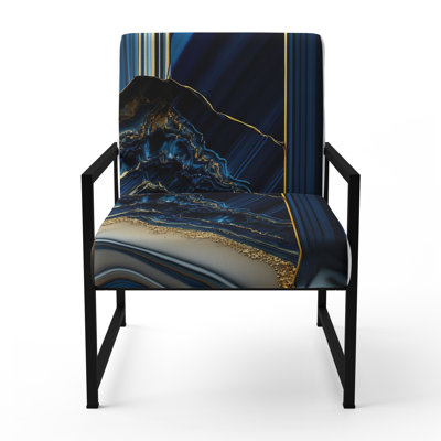 Crillon - Fauteuil d'appoint rembourré en marbre