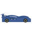 Lit de voiture de course, lit plateforme en forme de voiture avec roulettes-434477781