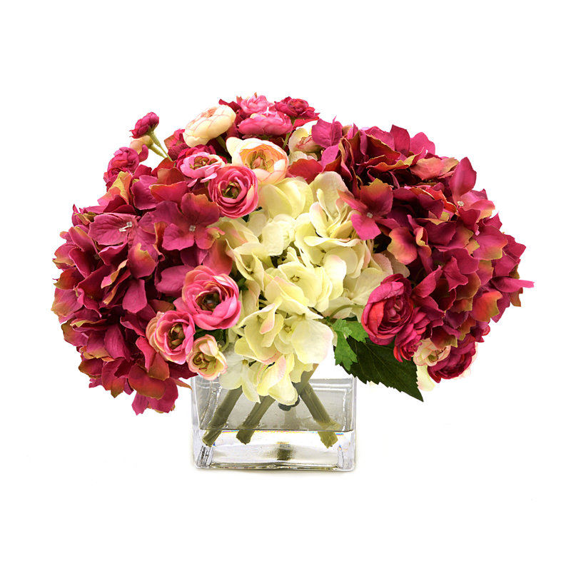 Polysilk Arrangement in Vase