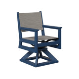 Berlin Gardens Mayhew Sling Swivel Rocker Dining Chair